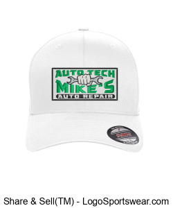 White ATM Hat Design Zoom