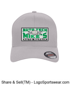 Gray ATM Hat Design Zoom